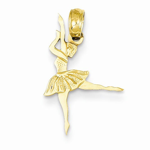 14k Gold Ballerina pendant, Appealing Pendants for Necklace