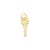 Key Charm in 14k Gold