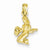 14k Gold 3-D Virgo Zodiac Pendant, Pendants for Necklace