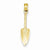 14k Gold 3-D Trowel Garden Tool Pendant, Pendants for Necklace