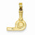 14k Gold 3-D Blow Dryer Pendant, Pendants for Necklace