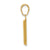 14k Gold Bar Pendant