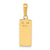 14k Gold Bar Pendant