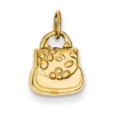 14k Gold 3-D Purse Charm hide-image