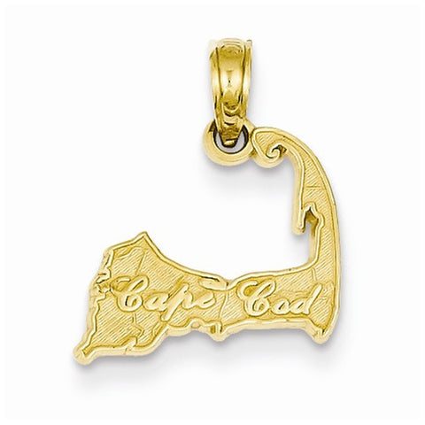 14k Gold Cape Cod Pendant, Pendants for Necklace