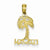 14k Gold Hawaii Palm Tree pendant, Gorgeous Pendants for Necklace