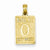 14k Gold Mile 0 Key West Mile Marker Pendant, Pendants for Necklace