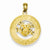 14k Gold Puerto Rico with Frog Pendant, Pendants for Necklace