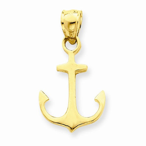 14k Gold Anchor pendant, Appealing Pendants for Necklace