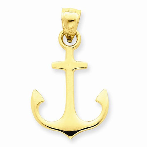 14k Gold Anchor pendant, Dazzling Pendants for Necklace