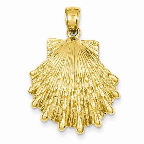 14k Gold Lion's Paw Shell Pendant, Pendants for Necklace