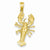 14k Gold Lobster with Side Legs Pendant, Pendants for Necklace