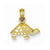 14k Gold Turtle pendant, Charm