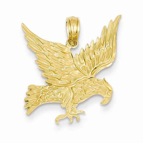 14k Gold Eagle Pendant, Pendants for Necklace