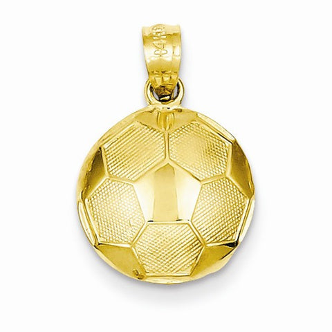 14k Gold Soccer Ball pendant, Adorable Pendants for Necklace