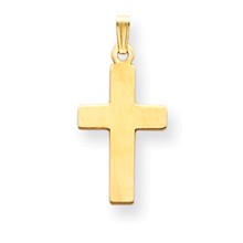 14k Gold Cross Charm hide-image