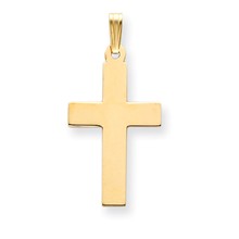 14k Gold Cross Charm hide-image