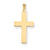 14k Gold Cross Charm hide-image