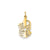 #1 Mom Charm in 14k Gold