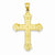 14k Gold Budded Cross pendant, Appealing Pendants for Necklace