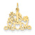 14k Gold #1 Mom Charm hide-image