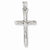 14k White Gold Crucifix Pendant, Appealing Pendants for Necklace