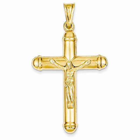 14k Gold Reversible Crucifix /Cross pendant, Delightful Pendants for Necklace
