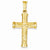 14k Gold Reversible Crucifix /Cross pendant, Exquisite Pendants for Necklace