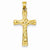 14k Gold Reversible Crucifix / Cross Pendant, Pendants for Necklace