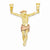 14k Gold Two-tone Rose Corpus pendant, Lovely Pendants for Necklace