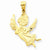 14k Gold Praying Angel Pendant, Pendants for Necklace