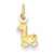 14k Gold Duck Charm hide-image