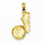 14k Gold Soccer Ball and Shoe Pendant, Pendants for Necklace