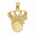 14k Gold Swoosh Basketball and Net pendant, Classy Pendants for Necklace