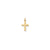 Polished Cross Charm in 14k Gold