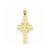 14k Gold Reversible God is Love Celtic Cross Pendant, Pendants for Necklace