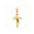 14k Gold Polished Cross Pendant, Alluring Pendants for Necklace