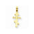 14k Gold Eastern Orthodox Cross pendant, Classy Pendants for Necklace