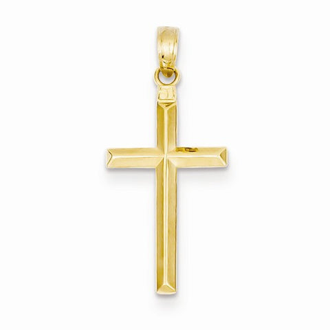 14k Gold Reversible Latin Cross pendant, Beautiful Pendants for Necklace