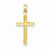 14k Gold Reversible Latin Cross pendant, Beautiful Pendants for Necklace