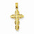 14k Gold Fancy Latin Cross Pendant, Pendants for Necklace