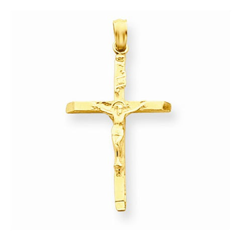 14k Gold Crucifix Pendant, Appealing Pendants for Necklace