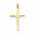 14k Gold Crucifix Pendant, Appealing Pendants for Necklace