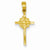 14k Gold INRI Crucifix pendant, Dazzling Pendants for Necklace