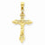 14k Gold Diamond-cut Crucifix pendant, Lovely Pendants for Necklace