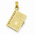 14k Gold Lord's Prayer Bible Pendant, Pendants for Necklace