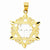 14k Gold w/Rhodium Star of David Pendant, Pendants for Necklace