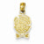 14k Gold Boy Face with Bow Tie Pendant, Pendants for Necklace