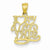 14k Gold I Love My Wife Pendant, Pendants for Necklace