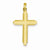 14k Gold Solid Cross pendant, Fine Pendants for Necklace